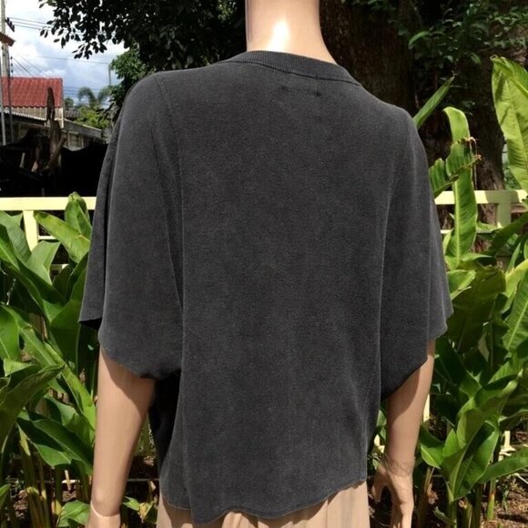 HYSTERIC GLAMOUR Short Bat Sleeve Cotton Logo Graphic Tee Shirt Black Size M L - Picture 9 of 12